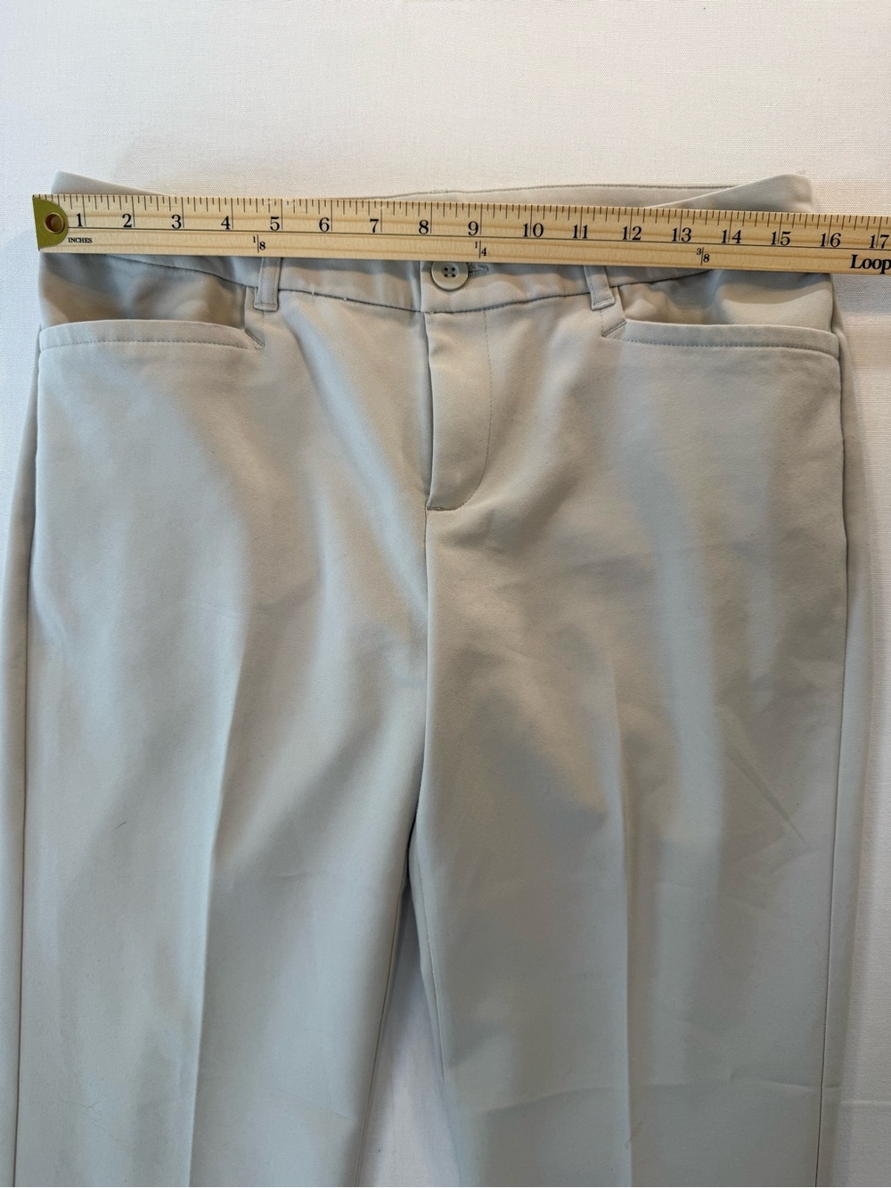 Christopher & Banks Light Beige Straight Chinos - Picture 2 of 8